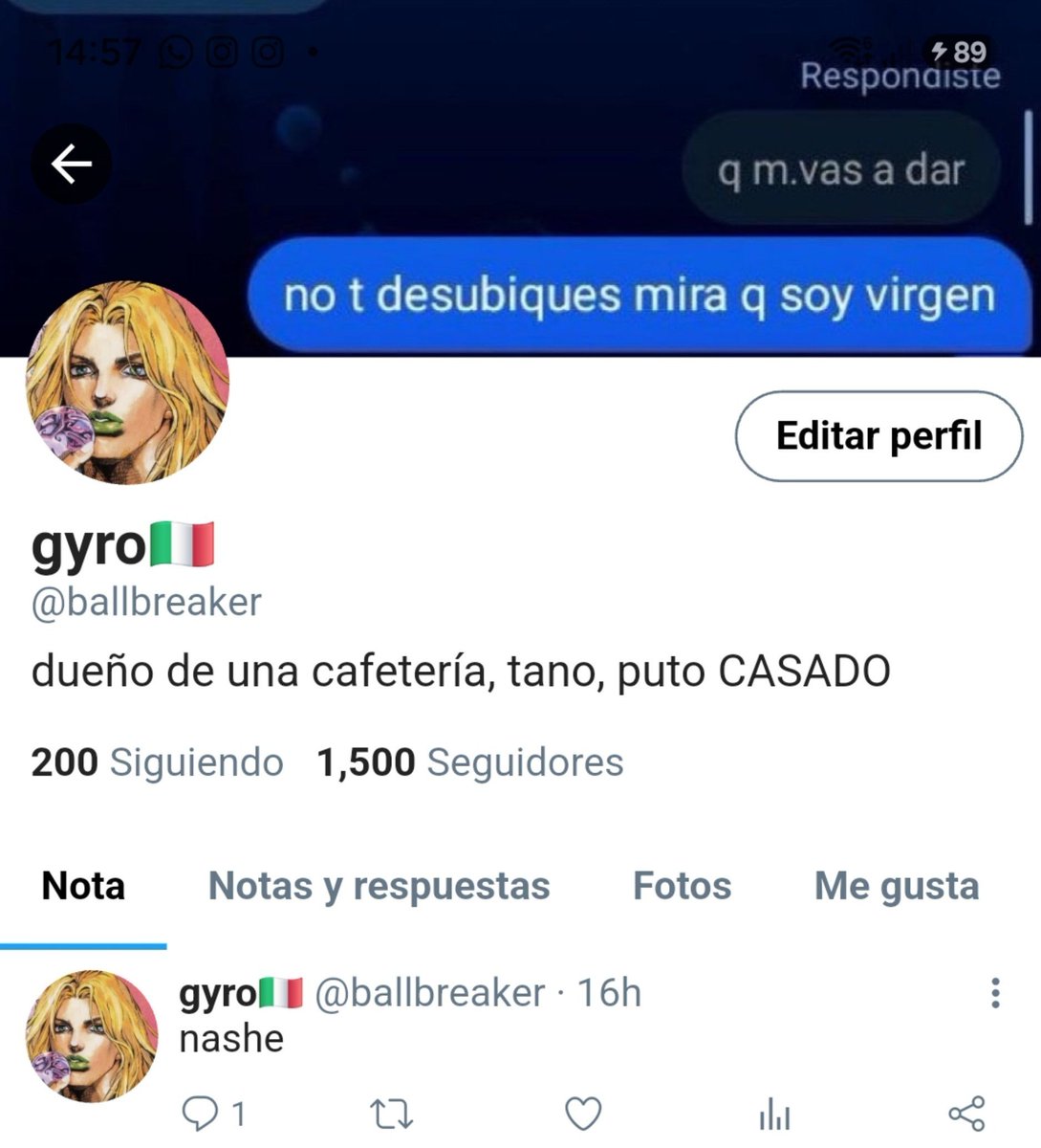 newabnoormal's tweet photo. PERFILES ahora son todos amigos
CONTEXTO ya el johnny y el gyro están casados si quieren el drama vayan al anterior au https://t.co/NRDQGu4L0O