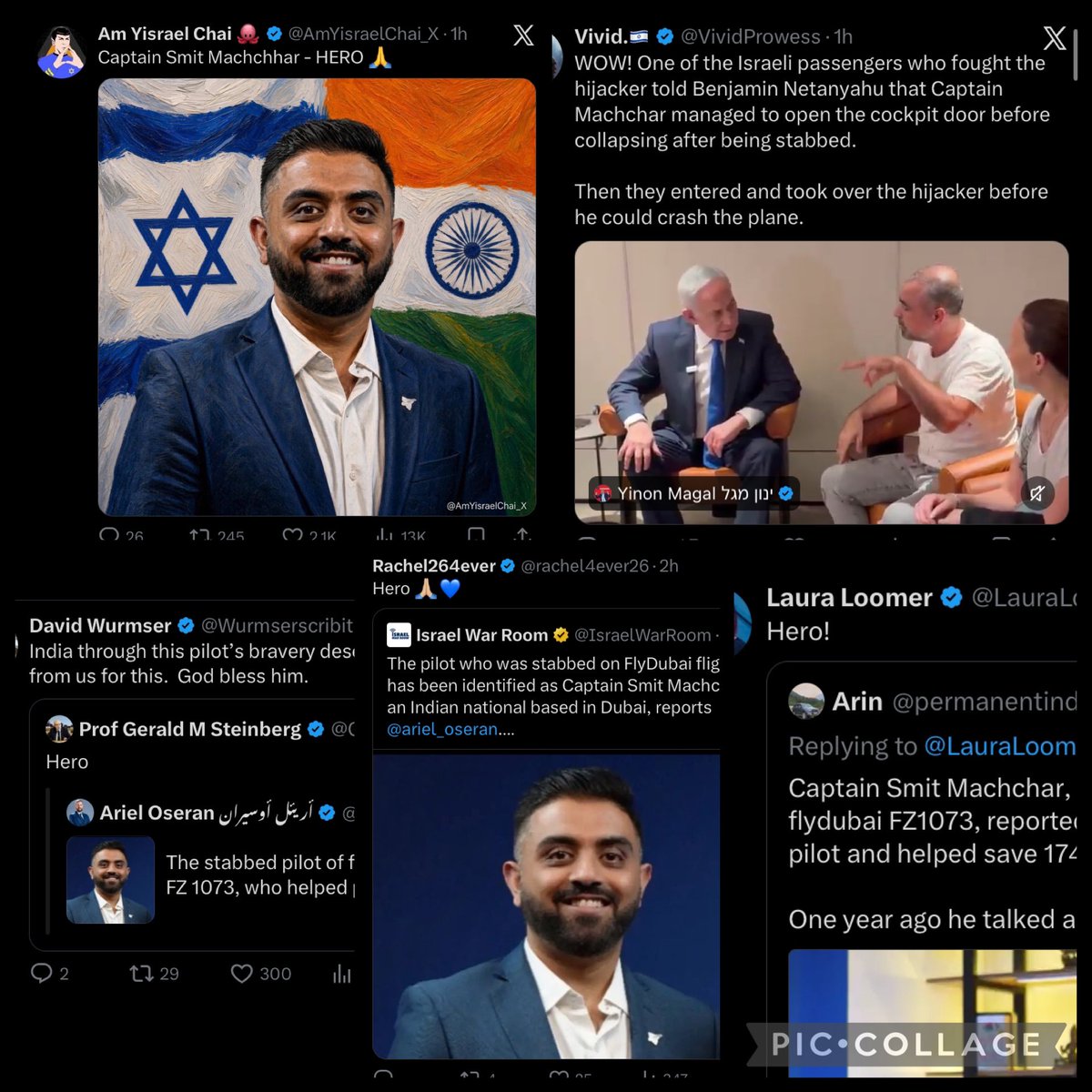 Astraanoir's tweet photo. The more you know about the chain of events more respect one feels towards the 🇮🇳 Braveheart that Inspired Millions in India and Billions across the globe !!

@BJP4India @narendramodi @HMOIndia @MEAIndia  @netanyahu @Israel @IDF 

This Bravery will inspire and motivate millions all over the world not just 2 nations on the planet  and should definitely be celebrated , felicitated and awarded to build patriotism and courage in generations to come .

Speedy recovery Captain Smit Machchhar !! 
You inspire all of us globally . Hope not hate and courage above duty . Take a bow 🙇🏻‍♂️!!

@Calvados_484 @Cloudwatch199 @carlwheless @MrParleG @MasterChiefyyy @aricchen @Nightshade00077 @mujifren @treeni @KreatelyMedia @BillionIndian5 @Geotactix @Shiv_G__ @ShivAroor @ANI @HindutvaNerve  @AaryanPrateekX @JaipurDialogues @KuntalKrishna @majorgauravarya @samartoor3086 

#BraveheartofIndia 
#Couragebeyondborders 
#Demand4CivillianAwards