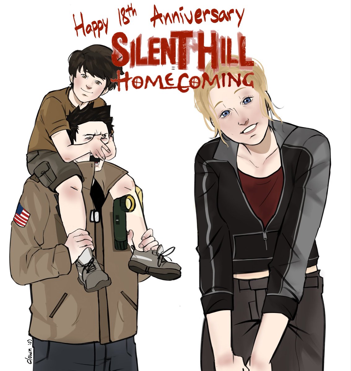 CARNEVlL's tweet photo. Happy 18th Anniversary to one of my favourite Silent Hill games!
Silent Hill Homecoming 🎉
Woohoo https://t.co/y1SCovdsjL