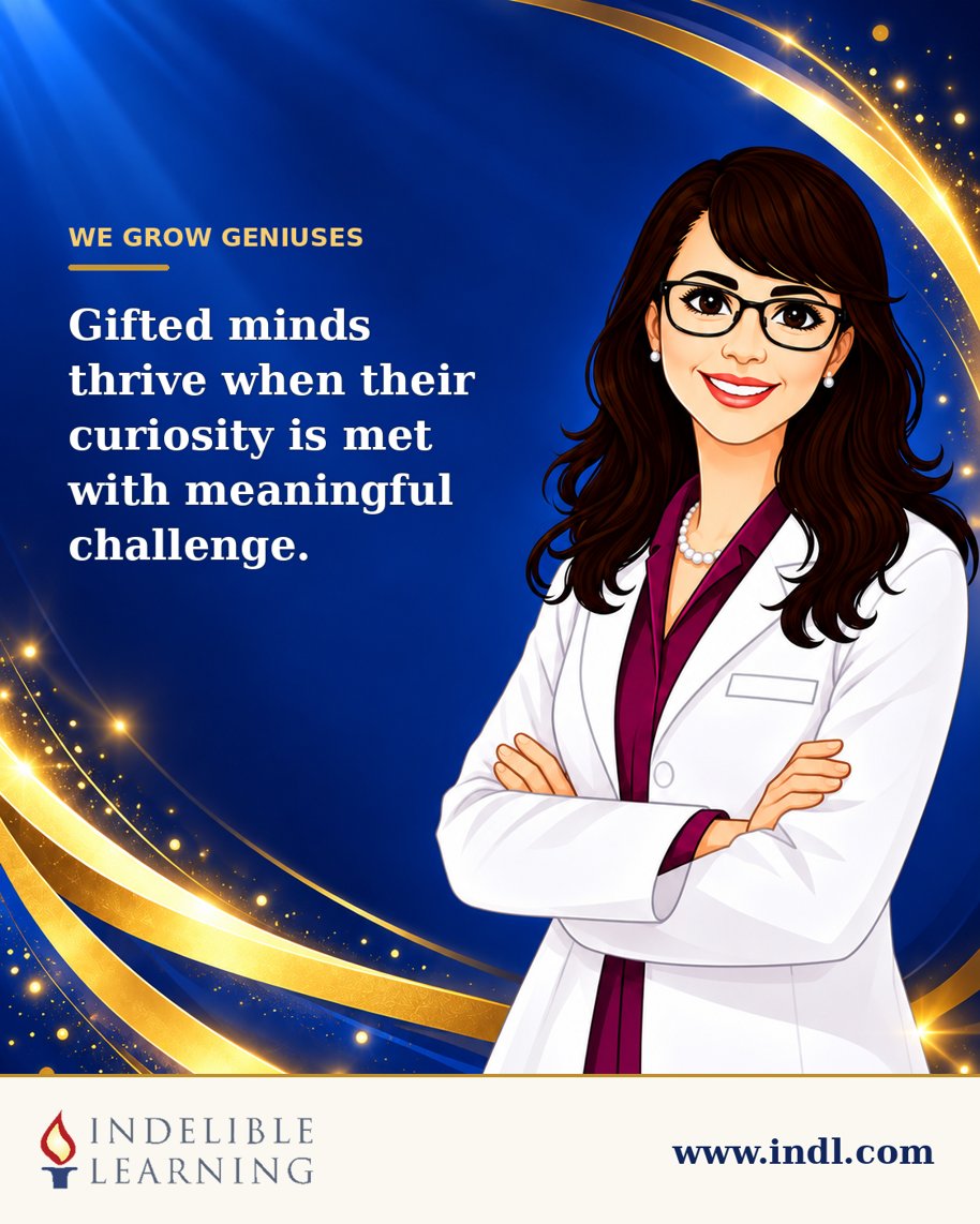 Indl_Learning's tweet photo. When a young person’s questions are welcomed &amp; their ideas are taken seriously, curiosity can grow into confidence, persistence &amp; a stronger sense of what’s possible.
Good Sunday Morning
Join Free Parent Masterclass:
https://t.co/72rmoTa74a 
#SundayVibes #WeGrowGeniuses #GiftedEd https://t.co/uPWLbgAIjk