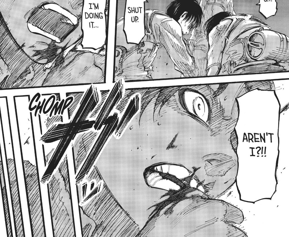 erenkittyy's tweet photo. it really makes me so sad to think about just how willing eren was to hurt himself for the sake of others https://t.co/tUGPRSPSxc