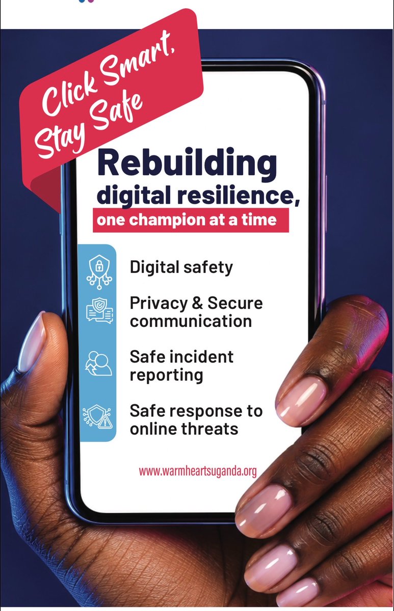 warmheartsug's tweet photo. @Lord_Mutuzo @wougnet @nilegirlsforum @CIVICUSalliance @PollicyOrg @womenintechldn We’re delighted that many participants shared their lived experiences online.  
We encourage the public to #ClickSafe: create a safety plan, report abuse, and take time to be slow and accurate.  

As the internet evolves, the community needs to evolve, especially for women. 
3/3 https://t.co/d07gDNX9k8