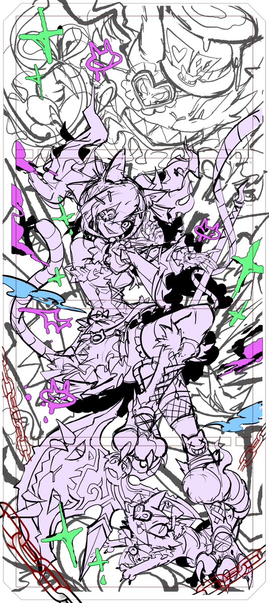 ManaMoonArt's tweet photo. Alice and Cheshire https://t.co/OCEPjW7tw5
