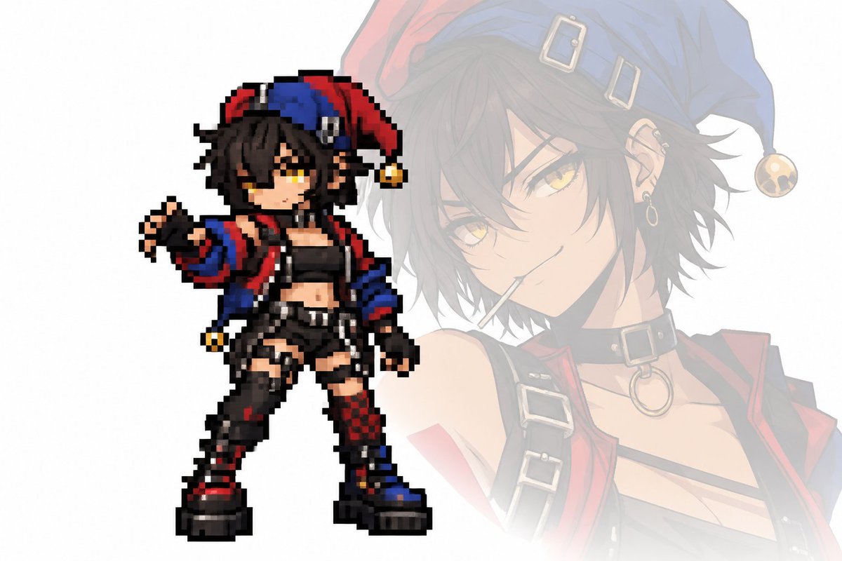 AurenVossVT's tweet photo. 💥💥NEW PROMPT

Ever wondered what your character would look like in SNES style 16-bit?

Wonder no more.

Thanks to @JexTheFool and @ScrawltheSmoke for their reference sheets.

Prompt in next message. https://t.co/SfQmrcginW
