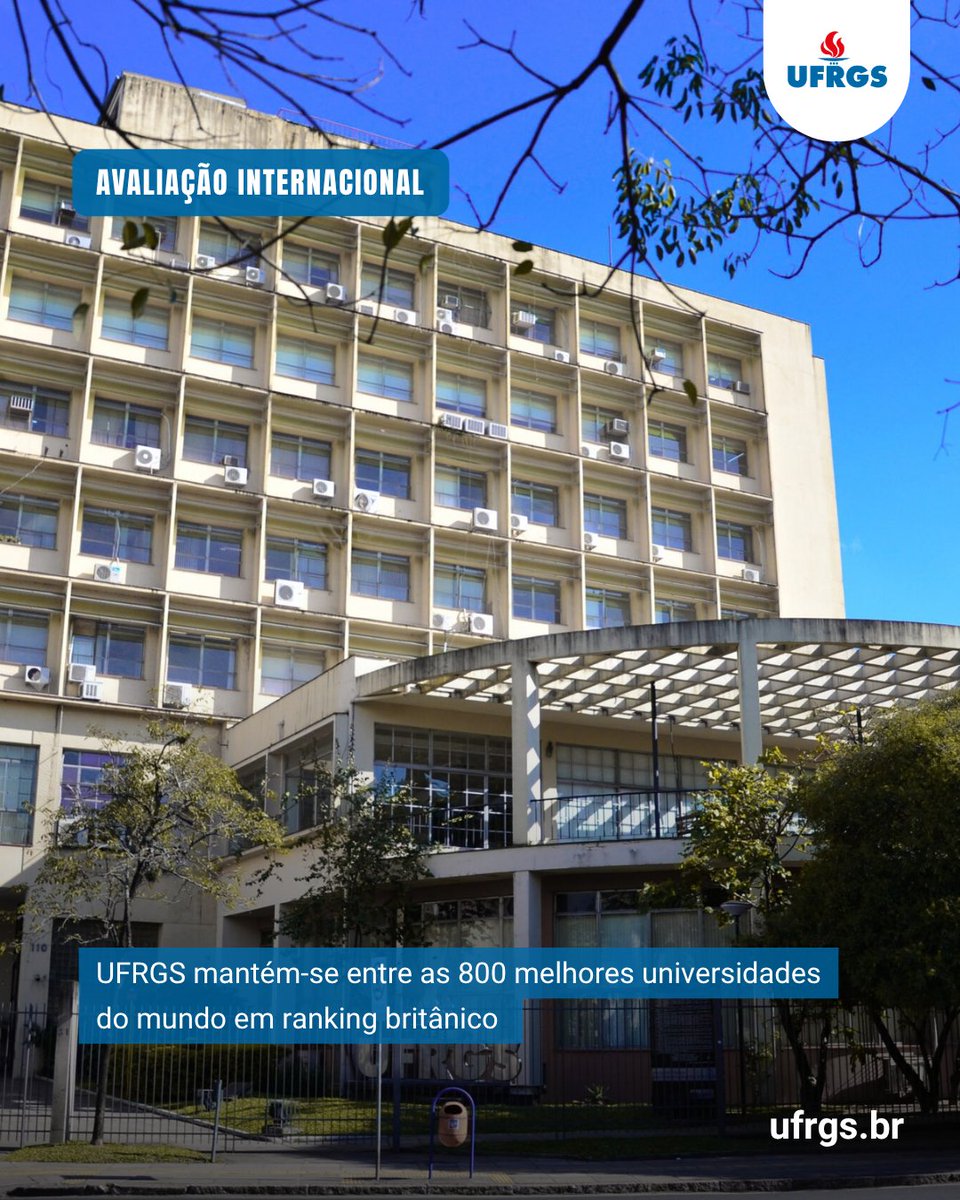 ufrgsoficial's tweet photo. O Times Higher Education World University Rankings 2027 avalia as instituições de ensino a partir de cinco indicadores: ensino, ambiente de pesquisa, qualidade da pesquisa, indústria e internacionalização.
Confira o desempenho da UFRGS em https://t.co/k0635HfUdl https://t.co/6YkNJ8oOl3