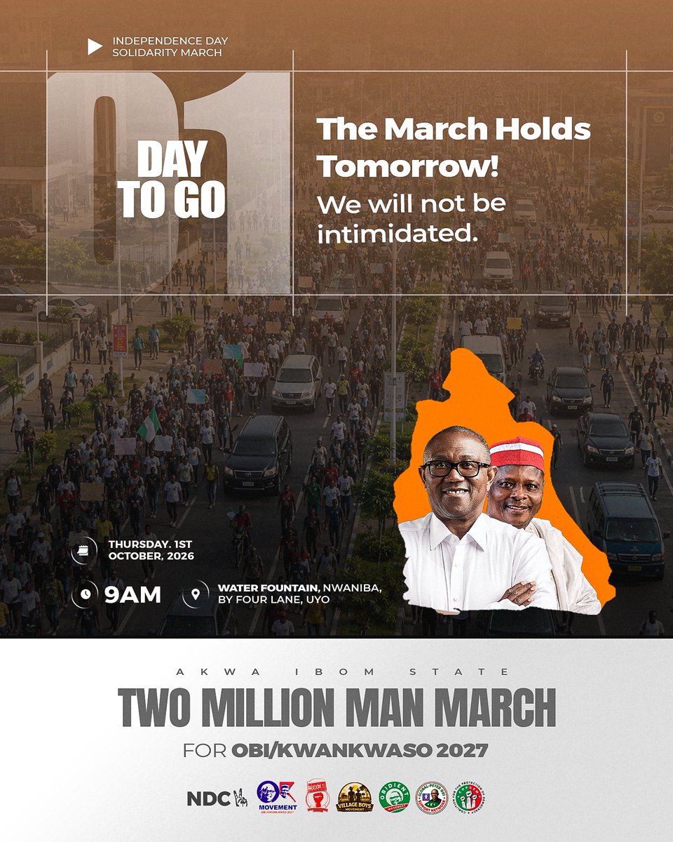 EstherUmoh10's tweet photo. We won’t be intimidated. The march holds https://t.co/7q42ldjEv6