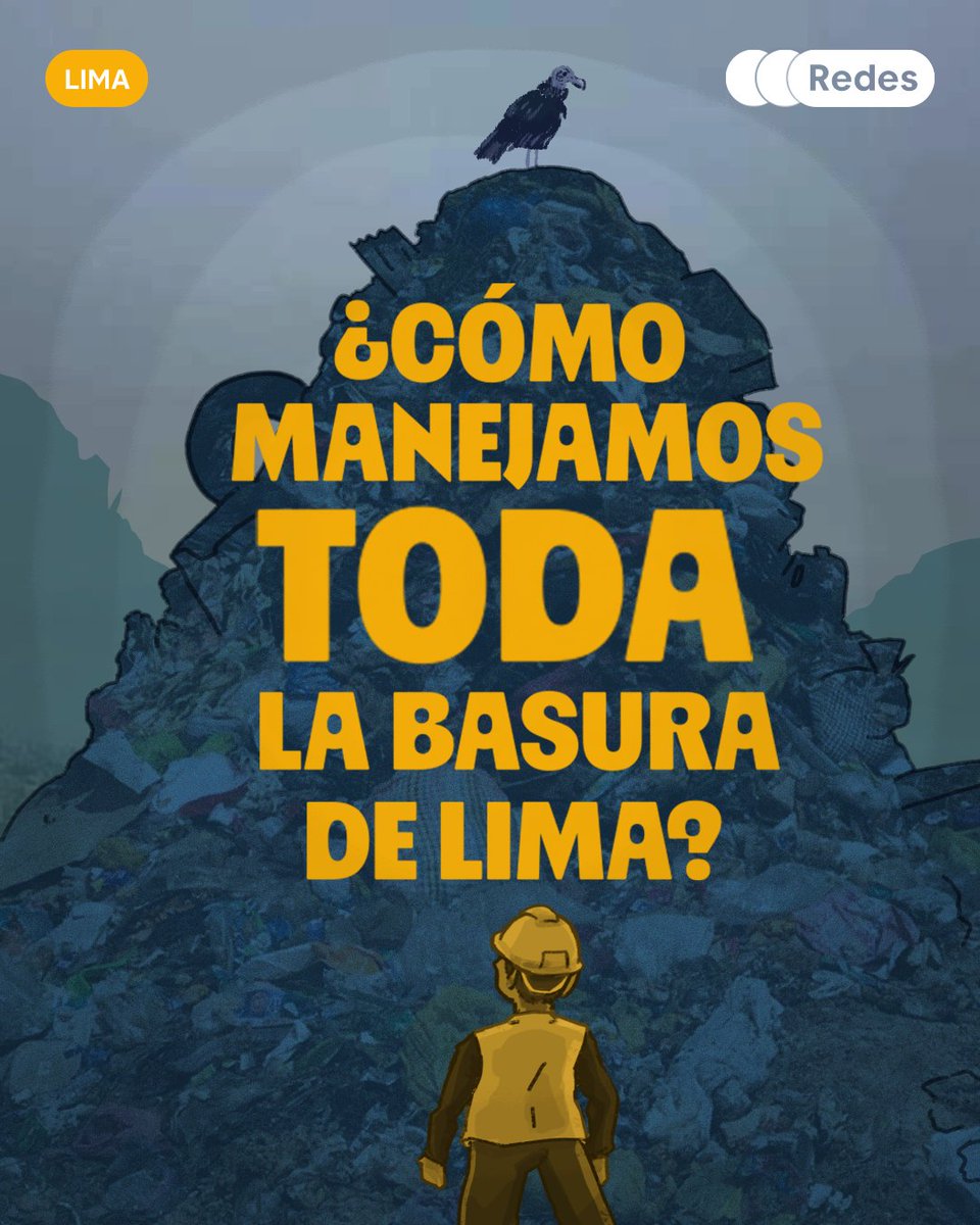 redesarrollope's tweet photo. Cada día, Lima genera 10.848 toneladas de residuos. Pero la basura no desaparece cuando sale de casa: después de recogerla, hay que transportarla, darle un destino adecuado y aprovechar lo que pueda recuperarse. De lo contrario, puede terminar acumulándose en espacios públicos y afectar el bienestar de los vecinos.

Lima es la región que más residuos produce en el país: más de 3,95 millones de toneladas al año. Cerca de una cuarta parte se concentra en San Juan de Lurigancho, San Martín de Porres y Ate (MINAM, 2025). Las municipalidades distritales tienen una tarea clave: limpiar las calles, recoger los residuos y trasladarlos (Ley N.° 32212, 2024).

Pero recoger la basura no es suficiente. Después debe llegar a un lugar seguro. Cuando no existe una adecuada disposición final, los residuos terminan afectando al ambiente y a las comunidades. En Lima ya se han identificado 114 áreas degradadas por residuos sólidos, un problema que las municipalidades provinciales deben atender mediante una mejor disposición de residuos y recuperación de zonas afectadas (OEFA, 2025).

Para que los residuos tengan un destino seguro se necesitan rellenos sanitarios. Sin embargo, de las seis instalaciones utilizadas por Lima Metropolitana en 2024, solo cuatro seguían operativas en 2025 y ninguna estaba ubicada dentro de la provincia de Lima (MML, 2025). A esto se suma una baja ejecución: en los últimos 10 años, las municipalidades provinciales ejecutaron, en promedio, solo el 51,99% del presupuesto destinado a la gestión de residuos sólidos (MEF, 2026).

Y mucha de esa basura todavía podría aprovecharse. Más del 56% corresponde a residuos orgánicos que podrían convertirse en compost y cerca del 21% a materiales reciclables como papel, plástico y vidrio. Sin embargo, solo se recupera alrededor del 2,7% de los residuos (SIGERSOL-MINAM, 2024; GRI, 2026).

Gestionar los residuos no es solo mantener las calles limpias. También implica asegurar qué ocurre después del recojo, contar con infraestructura adecuada y aprovechar lo que todavía puede generar valor.

En estas elecciones, el reto para las municipalidades es pasar de una gestión centrada en recoger la basura a una estrategia coordinada entre distritos y provincias, que garantice su destino final y reduzca la contaminación en la ciudad.

¿Qué debería hacer el alcalde de tu distrito para mejorar la gestión de la basura?

#DatoRegional #Lima #GestiónDeResiduos #MedioAmbiente
