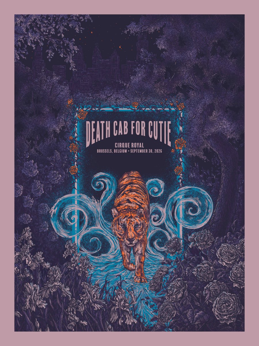 dcfc's tweet photo. Brussels, we’ve arrived! See you at Cirque Royal this evening. Final tickets at https://t.co/1P7hbvX6Gz.

Tonight’s poster is designed by @HousandArts. https://t.co/g8KJ21qoFn