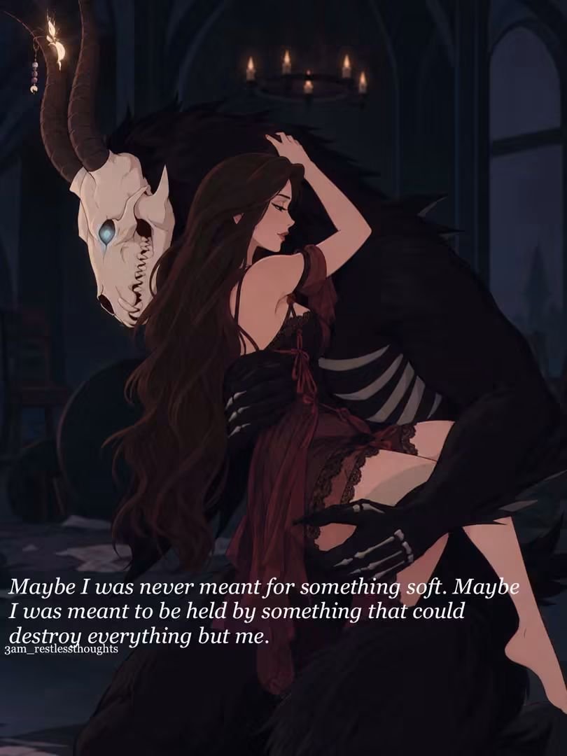 SallyTorre71126's tweet photo. 🖤 Some hearts were never made for ordinary love. Give me the kind that could destroy worlds, but still knows how to hold me gently.. 🥀🌙 https://t.co/N78hbW33nV