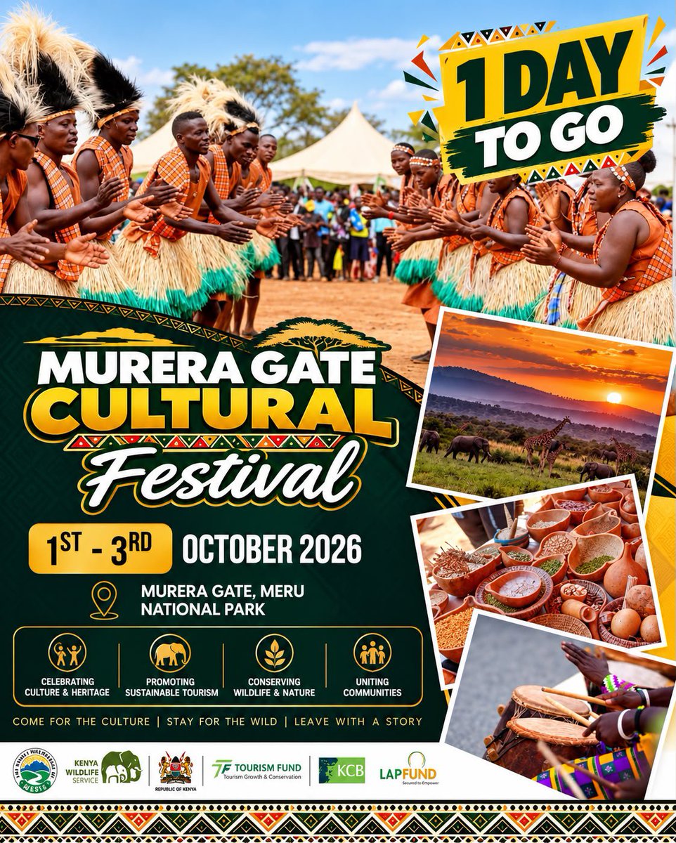 KenyaMpya_1's tweet photo. Hapa tunakuja na appetite, curiosity na good vibes. The rest Murera Gate itahandle music, food, culture, stories and the wild. #TwendeMureraGate Meru Cultural Week. https://t.co/jNUakeb11E