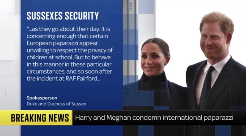StephanieSidley's tweet photo. 🚨 Breaking 🚨 Harry & Meghan sent two photographers to Archie and Betty’s school.
Strip the Titles Now! https://t.co/PFOtGg5LJk