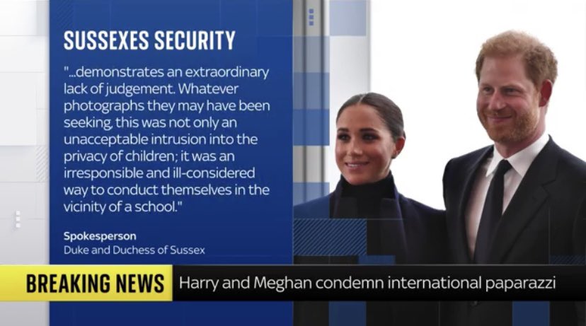 StephanieSidley's tweet photo. 🚨 Breaking 🚨 Harry & Meghan sent two photographers to Archie and Betty’s school.
Strip the Titles Now! https://t.co/PFOtGg5LJk