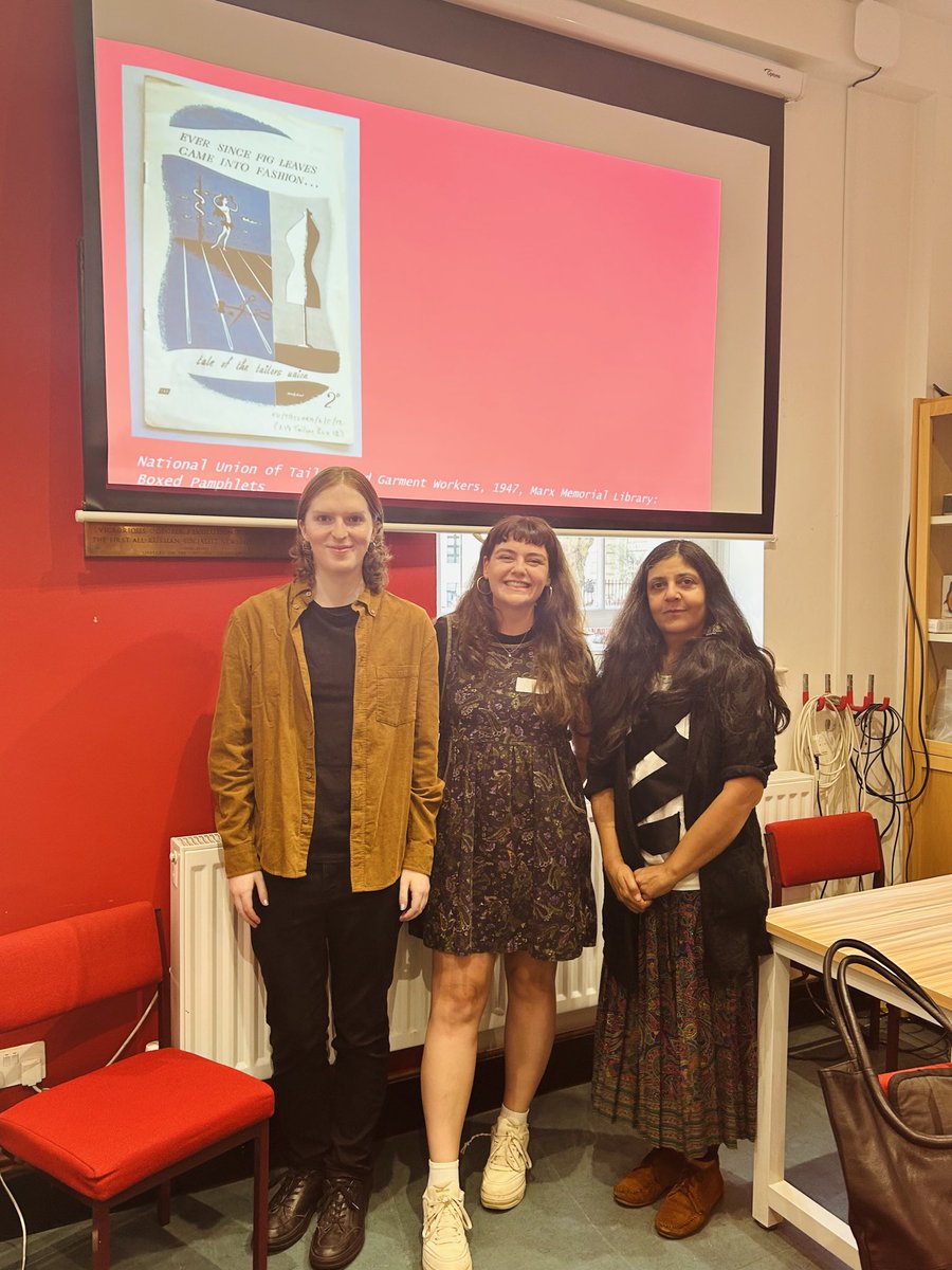 MarxLibrary's tweet photo. A fabulous panel to wrap up our ‘Introduction to Archival Research’ day for doctoral students.

We heard from Katy Easthill Owen Dowling &amp; Dr Tanveer Ahmed on how interrogating the archives at MML has shaped their research and teaching 📚 https://t.co/HIbgWOzizh