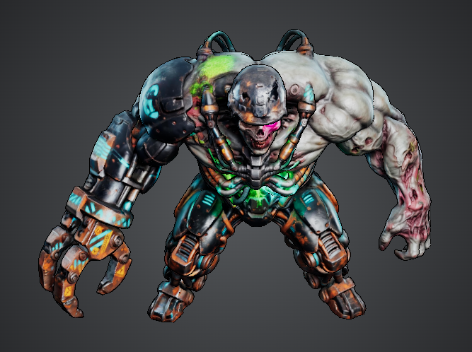 BuildWithND's tweet photo. ☣️ MALGRAV-7 — THE NECROMECHANIC

A colossal biomechanical zombie built from decayed flesh, industrial machinery, hydraulic limbs, a mechanical spine and a glowing biological infection core.

Created with @tripoai 

#TripoAI #Tripo3D #ZombieOutbreak #3DArt #3DModeling https://t.co/Fnwc7ieT80