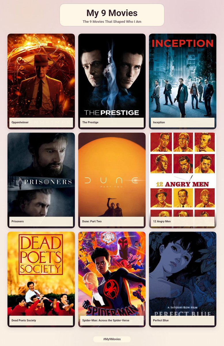 definitelyh4ppy's tweet photo. Ben ve çok sevdiğim 9 film https://t.co/zT2eH2YTyV