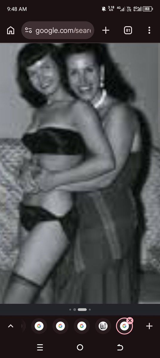 michaelodu's tweet photo. Bettie Page and her Mother https://t.co/db278aasft