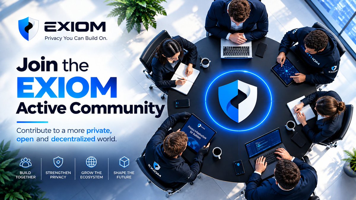 EMesheel24192's tweet photo. @Shamex_Ent Join the EXIOM community and help shape the future of privacy. 
🔵Build, contribute, strengthen the ecosystem, and be part of a global movement creating Privacy You Can Build On. 
@ExiomXEQM  xeqm-labs:native 
https://t.co/9HafvWCqGQ https://t.co/QMHbV1xKlI