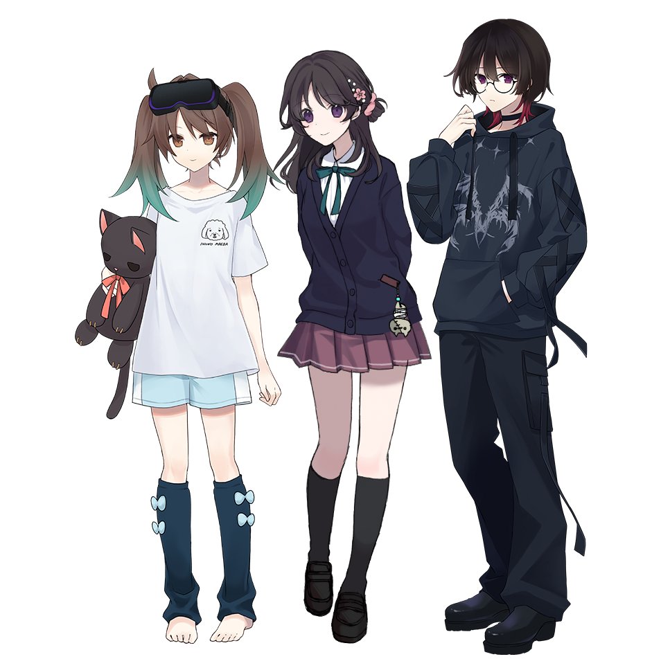 SOPHIAMITYLAB's tweet photo. 三人に並んでもらいました📷
#CascadeFault #カスケード・フォ��ト #SophiamityLab #IndieGameDev #個人開発 #インディーゲーム https://t.co/HLKvqfo9d5