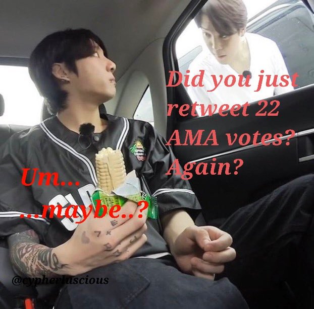 cypherluscious's tweet photo. Hashtag voting season feels kind of nostalgic..!

#ARIASBTS https://t.co/DRfz7p6Sp0