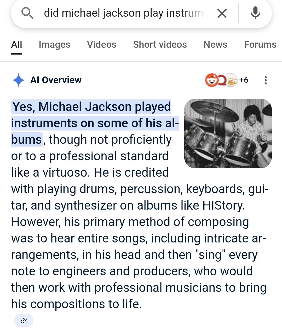 F1 Simba on X: "@CyrilH44 “MJ did play instruments” - type of person to ...