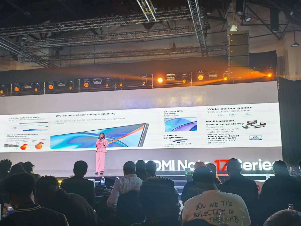 ani_kudi's tweet photo. Aside the Redmi Note 17 Series.
@XiaomiNigeria also announced the launch of their monitors for gaming and working.
A total of 3 different models of the monitors was announced.
#XiaomiFansNigeria
#XiaomiFansAtLaunch
#REDMINote17Series
#REDMI https://t.co/IvpOjpHZzj