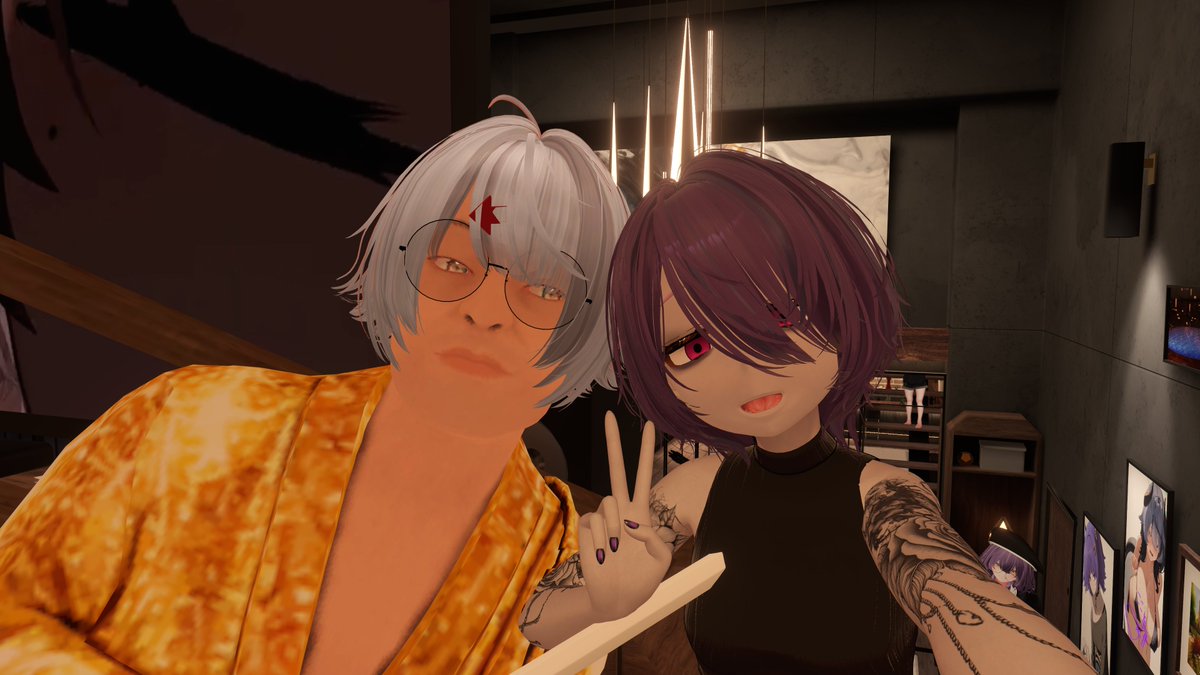 Lorem_vrc's tweet photo. 空海さんとツーショ！ https://t.co/WYrLWs2ZCt