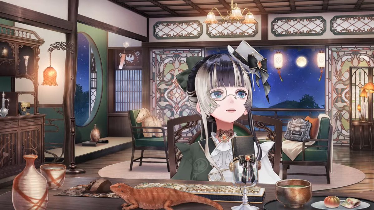 TokoTokomomomo's tweet photo. みんなお疲れ様～！
らでんちゃんの新しいお部屋めちゃくちゃオシャレだったし、雑談楽しかった(≧∇≦)
色んな情報もありがたい!(´▽｀)
#らでん記  #ReGLOSS https://t.co/DAPeRUcyTc