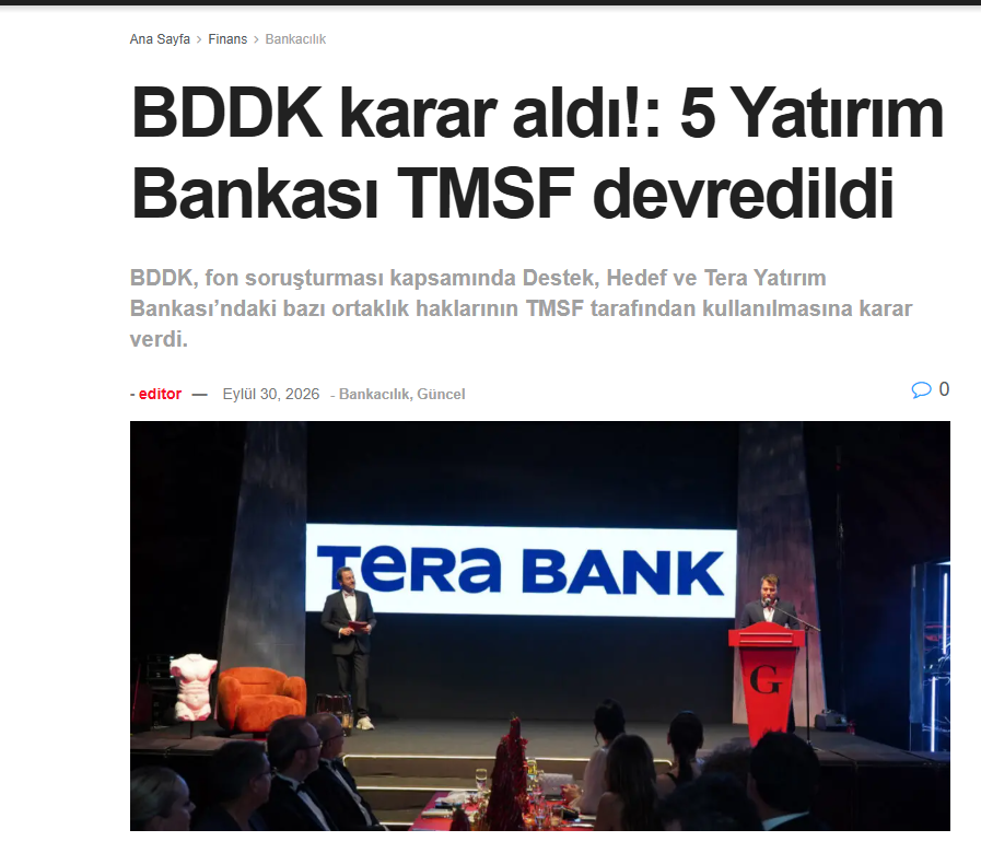 HAKKIMIZYENDI's tweet photo. Son dakika gelişme

Tera Yatırım
Destek Yatırım Bankası 
Hedef Yatırım Bankası 
Destek Finans Faktoring 
Tera Finans Faktoring

#HalkınSesiAnaPara https://t.co/EDtvUlkYkj