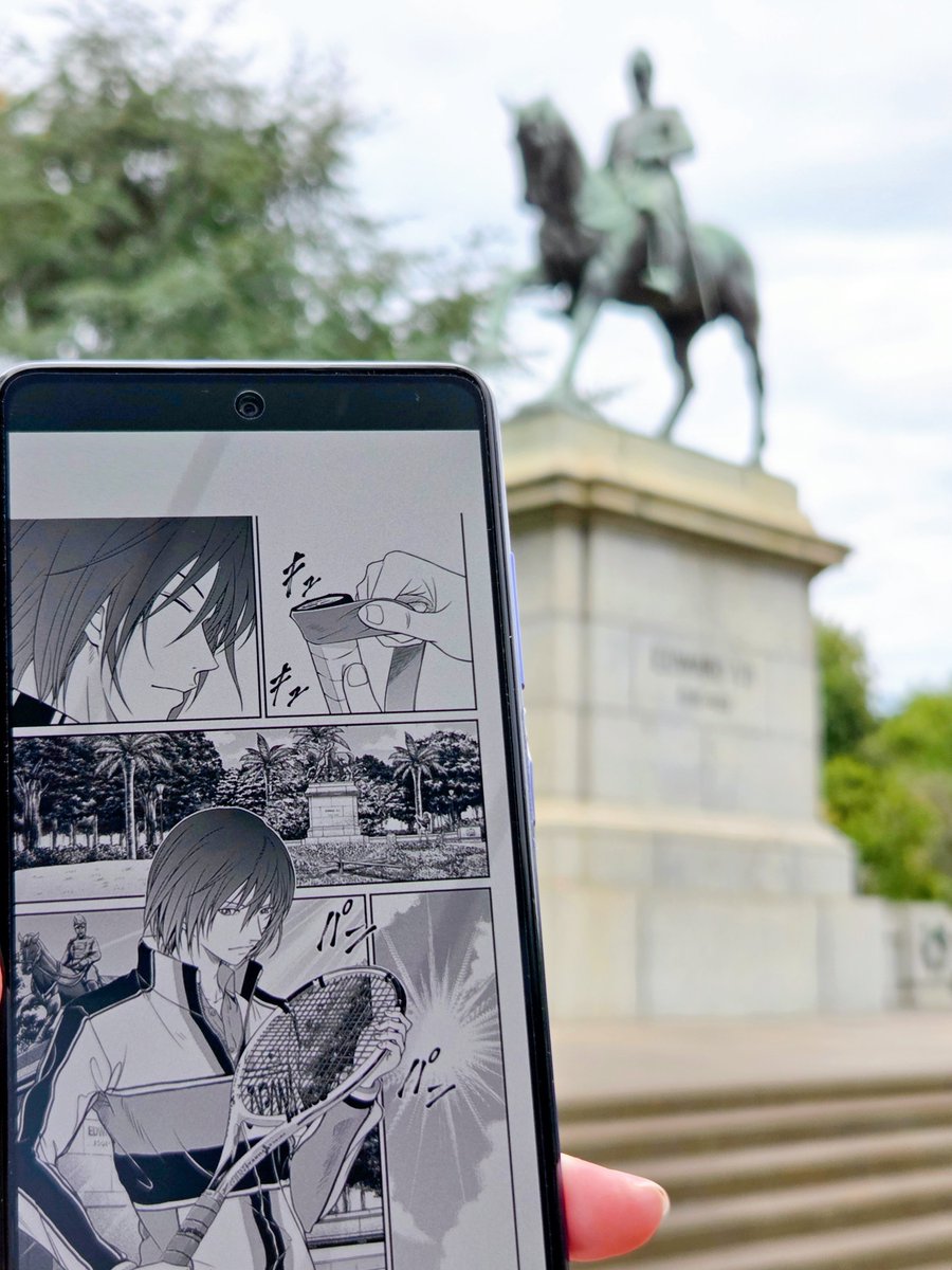 3373now's tweet photo. ----------
ｷｭ ｷｭ
ﾊﾟﾝ ﾊﾟﾝ
----------

不二周助 / メルボルン
Floral Clock, Edward VII Monument

（『新テニスの王子様 36』357話） https://t.co/DohtmDyQ2a