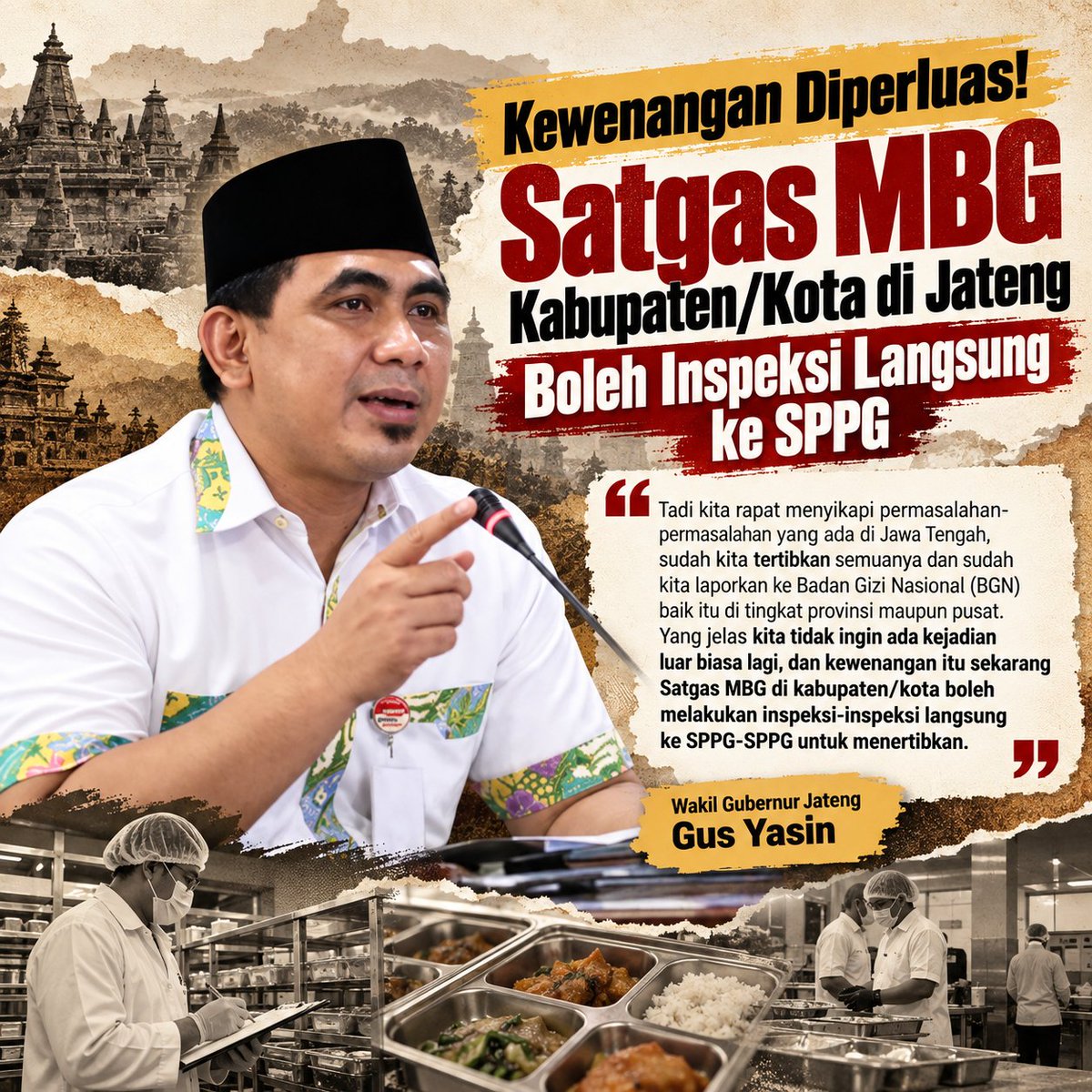 advasarimut's tweet photo. dukung penuh perluasan kewenangan Satgas MBG https://t.co/T0O1eoXxEs