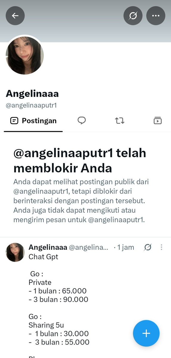 cleyaarce's tweet photo. LIATKAN LIATKAN DI BLOK, HALAAAAAAAA #zonauang #zonajajan #bealanja #chatgpt #scam #scammee https://t.co/0yVtCAigaX