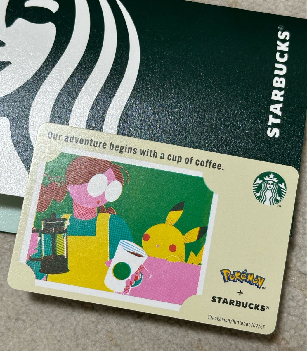 plusA_katsu's tweet photo. スタバのポケモンコラボ！！
スタバカード可愛くてコンプしてしまった😆

#スタバ
#ポケモン
#コーヒーコネクション
#ピカチュウ
#イーブイ https://t.co/y2SMRXRLMd