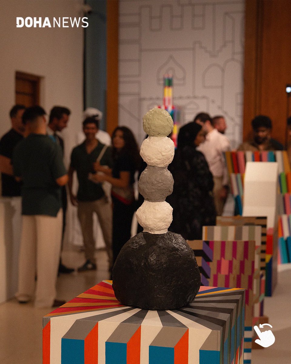 dohanews's tweet photo. #Qatari artist and urban planner Mubarak Al Thani gathered with guests from #Doha’s art and cultural community for the opening of “Between the Architectures” at Mohammed Bin Jassim House in Msheireb.
The exhibition brings together paintings and sculptures shaped by Al Thani’s dual practice as an artist and urban planner, exploring the relationship between architecture, memory and how people experience the spaces around them.
Drawing on Doha’s evolving urban landscape, his works move between structure and abstraction, reflecting on how architecture carries traces of place, identity and change.
Presented by @MsheirebMuseums in collaboration with Al Markhiya Gallery, the exhibition is open to the public at Mohammed Bin Jassim House.
