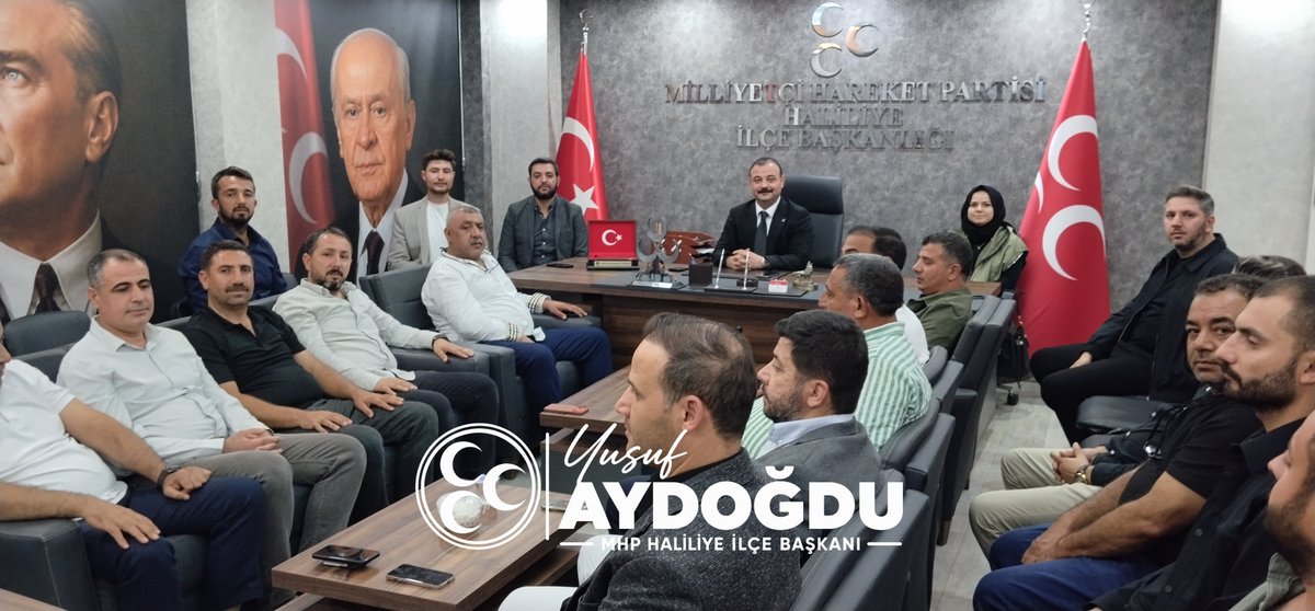 MHPhaliliyeurfa's tweet photo. İlçe Başkanımız Sn. Yusuf Aydoğdu başkanlığında, Yönetim Kurulu toplantımızı gerçekleştirdik. Saha ve teşkilat çalışmalarımızı hayırlara vesile olsun.
@MHP_Bilgi
@dbdevletbahceli 
@Sanliurfa_MHP 
@eczosmanmutlu 
@yusufaydogduu 
@HaliliyeKACEP 
#mhp #şanlıurfa #haliliye #ankara https://t.co/gSXDqLiH8h