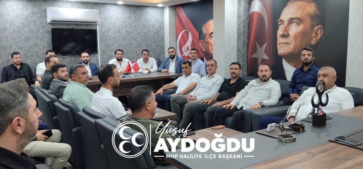 MHPhaliliyeurfa's tweet photo. İlçe Başkanımız Sn. Yusuf Aydoğdu başkanlığında, Yönetim Kurulu toplantımızı gerçekleştirdik. Saha ve teşkilat çalışmalarımızı hayırlara vesile olsun.
@MHP_Bilgi
@dbdevletbahceli 
@Sanliurfa_MHP 
@eczosmanmutlu 
@yusufaydogduu 
@HaliliyeKACEP 
#mhp #şanlıurfa #haliliye #ankara https://t.co/gSXDqLiH8h
