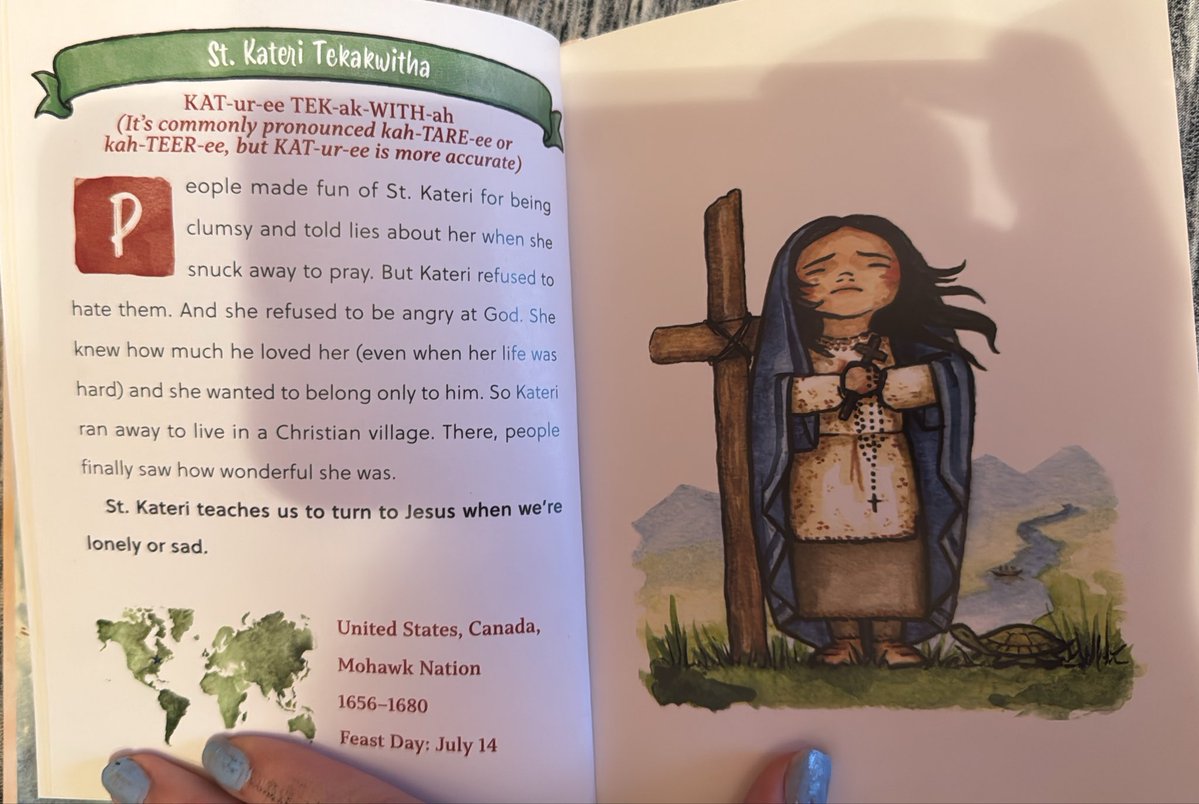 cutie_chlo's tweet photo. Saint Kateri Tekakwitha https://t.co/mJxHGOn6Uo