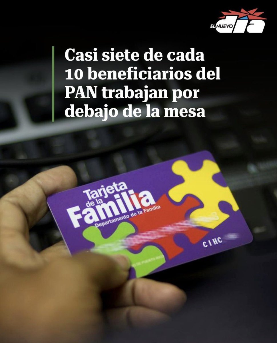 fdejesusfebles's tweet photo. Y ustedes llamándoles vagos. La mayoría que dependen de asistencia social trabajan y aún así no les da para vivir. Los verdaderos cuponeros son los mendigos de gabán y corbata que usan a los pobres para guisar con fondos federales y contratos del gobierno. #CompraDeLosTuyos https://t.co/N35Dicg70I