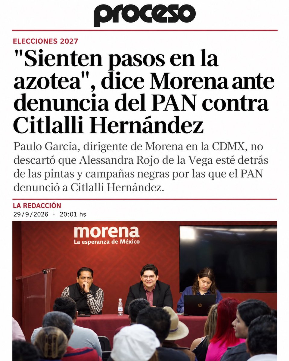 Paulogarciag's tweet photo. Todavía no tenemos convocatoria ni se abren los registros y en el @PAN_CDMX ya sienten pasos en la azotea. 

Vamos a recuperar Cuauhtemoc. ¡Ánimo! https://t.co/w2OJH0AnPF