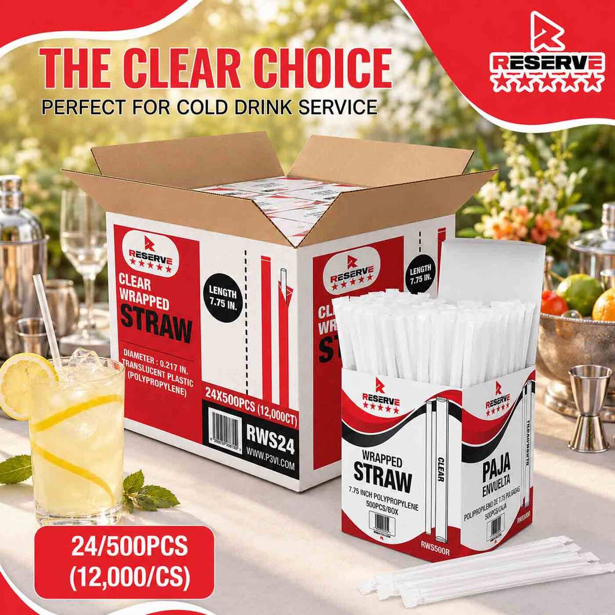 plasticpro3's tweet photo. Reserve Clear Wrapped Straws 7.75-inch — case-ready for BVI kitchens.

Available now — https://t.co/f3yqjQ2xsG
Call/WhatsApp: +1 284 442 3331 | +1 284 542 3331
P3 Paper Plastic Products — Great Products. Better Service.
#Reserve #P3VI https://t.co/fu4TcMGBNh