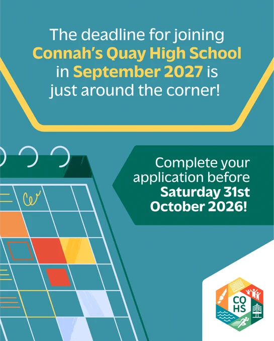 Image from Connah's Quay High/ Ysgol Uwchradd Cei Connah (@ConnahsQuayHigh)