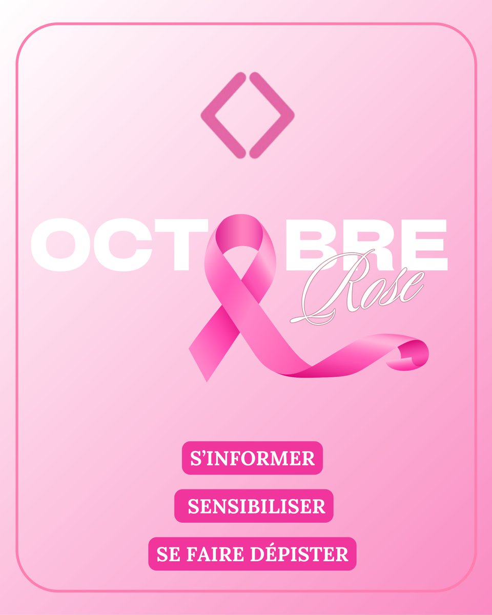 wawtelecom's tweet photo. Un mois pour rappeler l��importance de la prévention et du dépistage.

S’informer, sensibiliser, agir : chaque geste compte. 💗

#OctobreRose #WAWTelecom #Prévention #Dépistage https://t.co/mOKlQTIaM0