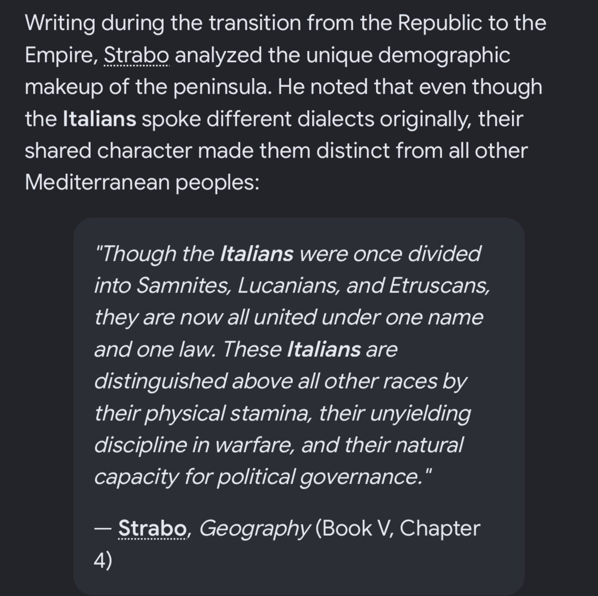 N0cturn___'s tweet photo. "Italy is an artificial state and only a geographical expression" https://t.co/di4KOMnFK3
