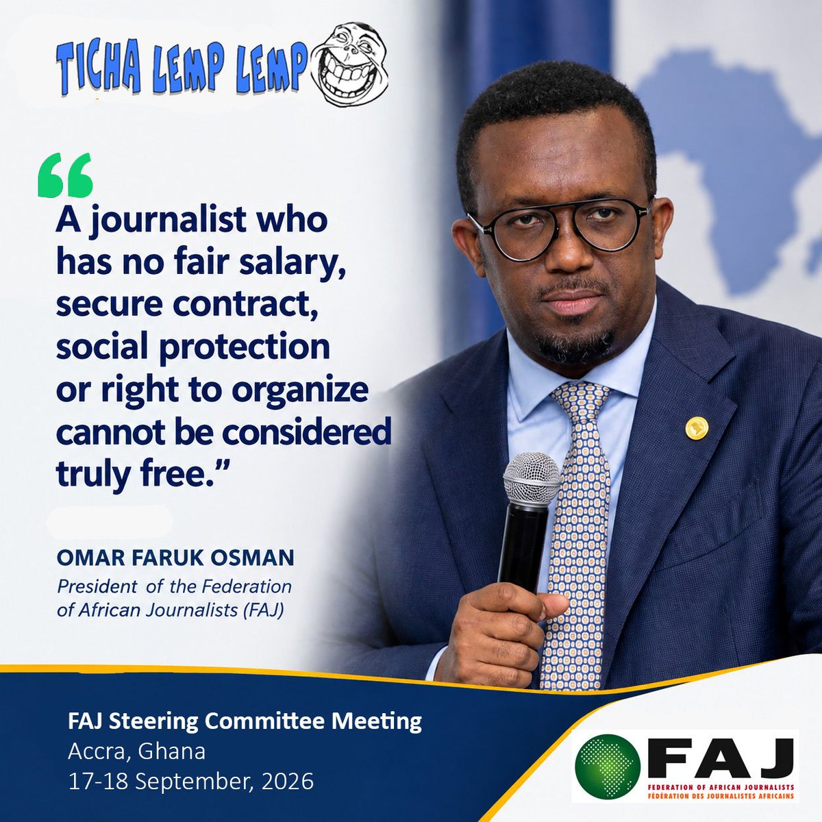 DeMonk75's tweet photo. TELLING AFRICA'S STORY &amp; BUILDING ITS FUTURE!

Read full:
https://t.co/jVAUJM00tL

@OmarFarukOsman 
@AlhajiManika 
@SLAJ_Salone 
@ex_officio_slaj 
@FAJafrica 
@UNESCO 
@IFJGlobal 
@IFJAfrica 
@pressfreedom https://t.co/qY7I2ZQ2L5
