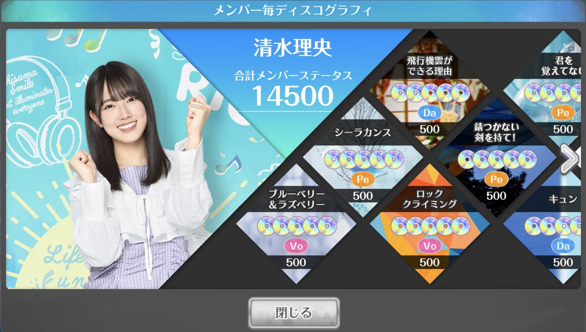 sumiretalk_1231's tweet photo. ㊗️��央ちゃんフルディスク🎊 https://t.co/mLUsas99er