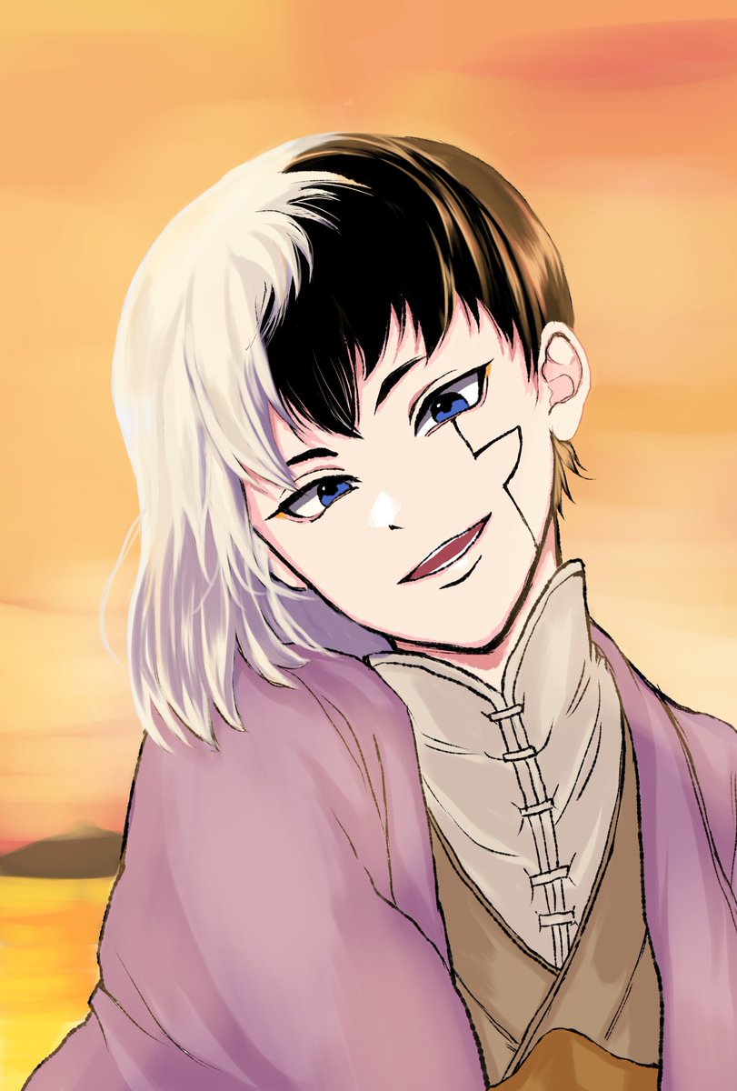 osakana_rinu's tweet photo. #ゲ推しの為のワンドロ
「夕焼け」 https://t.co/pTp7uL7mAf
