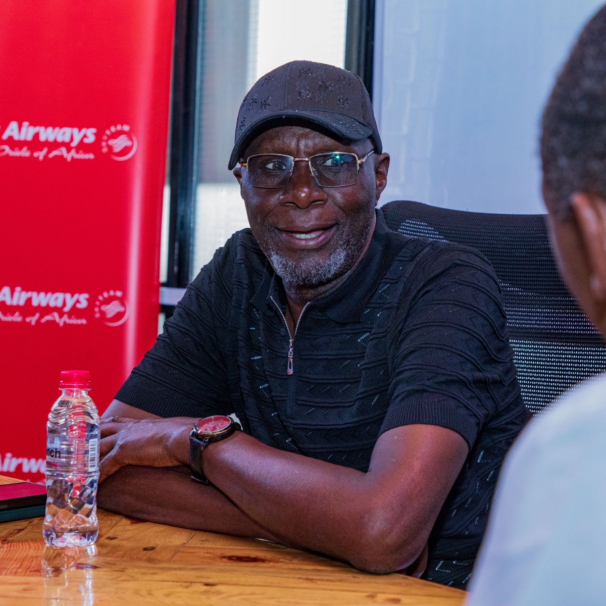 KenyaAirways's tweet photo. Today, our Chief Commercial and Customer Officer, Julius Thairu, hosted veteran broadcaster and media personality Fred Obachi Machoka at our headquarters as we celebrate two remarkable 50-year journeys.

The engagement provided an opportunity to reflect on our shared history, the changing media and aviation landscape, and the role both Kenya Airways and Fred have played in connecting Kenyans and telling the stories that have shaped our country over the years. We also explored opportunities to collaborate as we mark these two remarkable milestones.

As Kenya Airways celebrates 50 years of connecting people, markets and cultures, Fred celebrates five decades of connecting with audiences through radio and entertainment. Here’s to 50 years of impact, memories and milestones, and to many more years of keeping Kenya connected and entertained.

#ThePrideOfAfrica