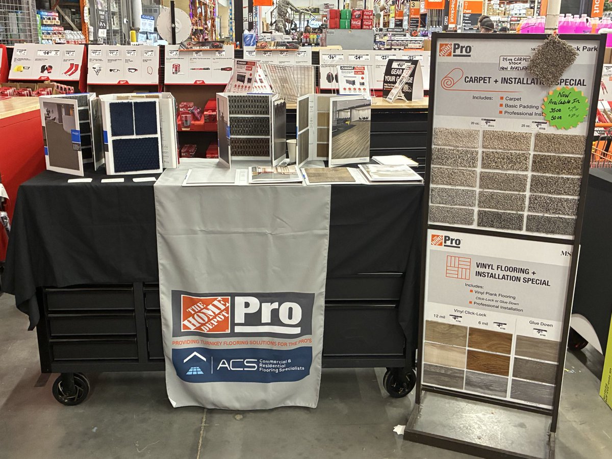 SeanRBostonACS's tweet photo. Join us for Pro Day at Home Depot Store 4152! Come out and connect with our team, explore products and solutions for your business, and learn more about the tools, services, and savings available to Pro customers. We look forward to seeing you and supporting your project needs. https://t.co/0GUkIzIgr7
