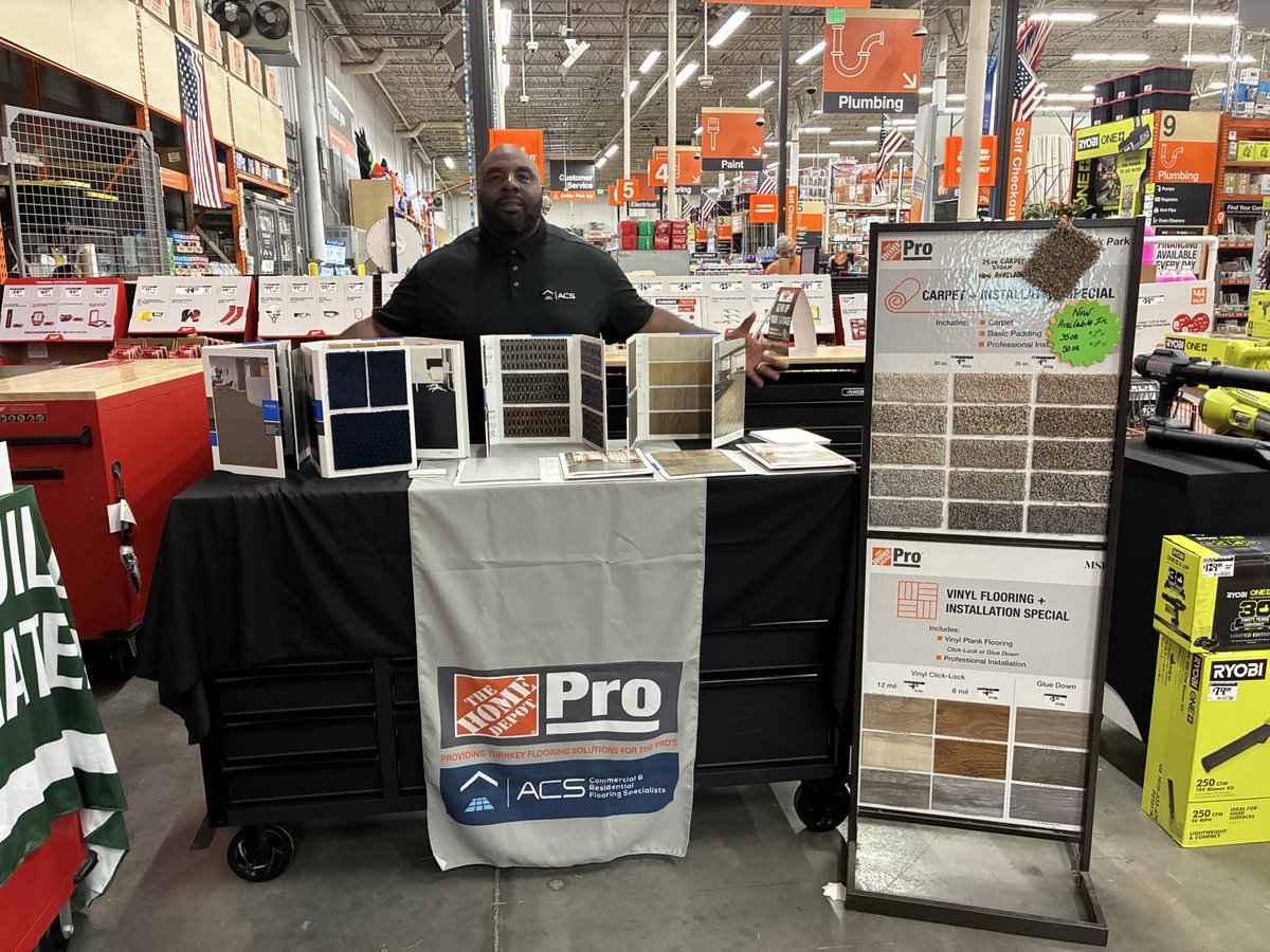 SeanRBostonACS's tweet photo. Join us for Pro Day at Home Depot Store 4152! Come out and connect with our team, explore products and solutions for your business, and learn more about the tools, services, and savings available to Pro customers. We look forward to seeing you and supporting your project needs. https://t.co/0GUkIzIgr7