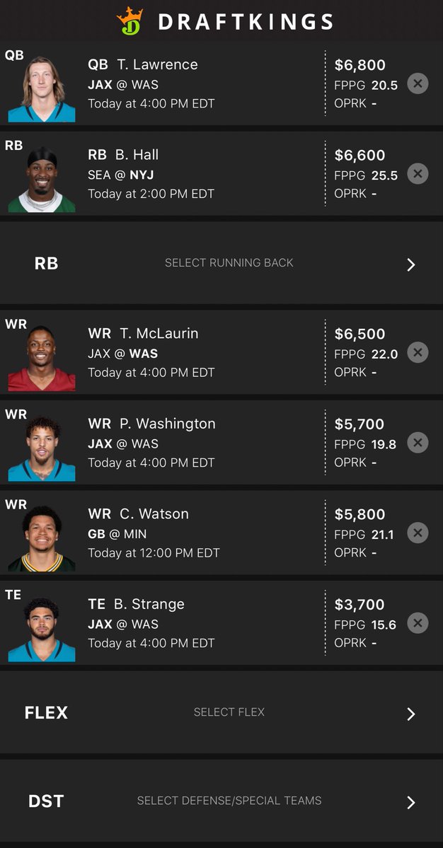 LOCKSandCHALKS's tweet photo. A core for today’s @DraftKings Madden Sims provided by @twitch streaming services at Noon est. Good luck today! Let me know if you need any plays for later 🚨✅🍻🏈
#dfs #lineups #cores #draftkings #maddendfs #madden #nfl #sims #playbook #picks #plays https://t.co/yS5NmRNa2N
