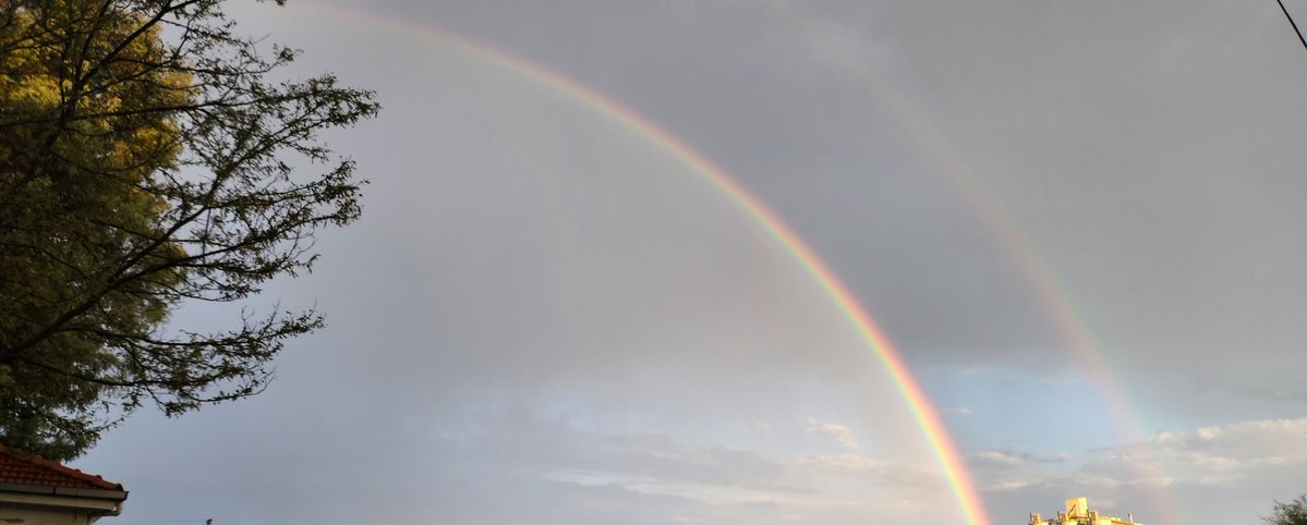 Sansar_Jack's tweet photo. Anlık #raindbow 🌈 https://t.co/podyQVDPo5
